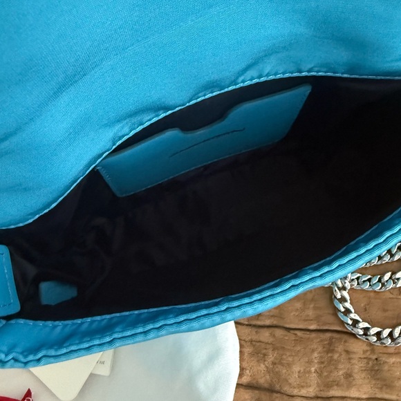 ALEXANDER MCQUEEN, Blue Skull Accent Crossbody Bag - Picture 6 of 16